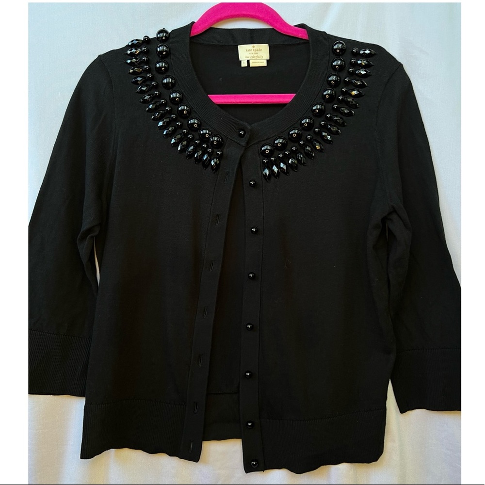 Kate Spade Cardigan Black Sweater